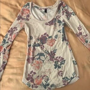 Urban Outfitters BDG Floral Long Sleeve Top